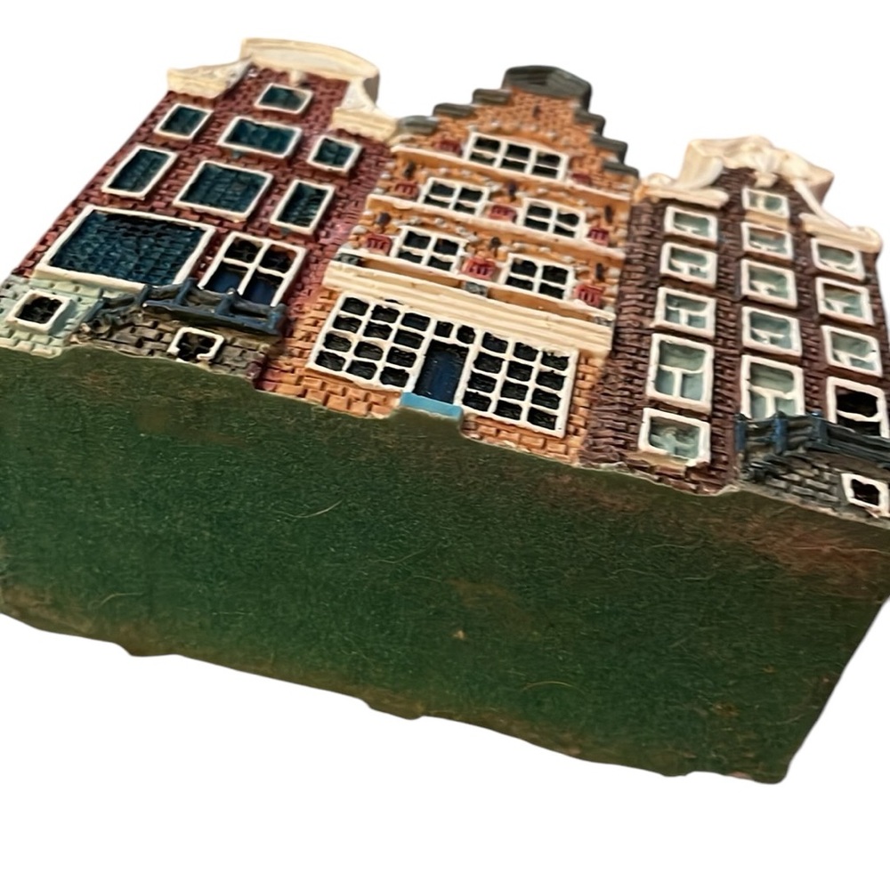 Decorative Ceramic Amsterdam Canal Homes Vintage Napkin Letter Holder‎ - Picture 3 of 5